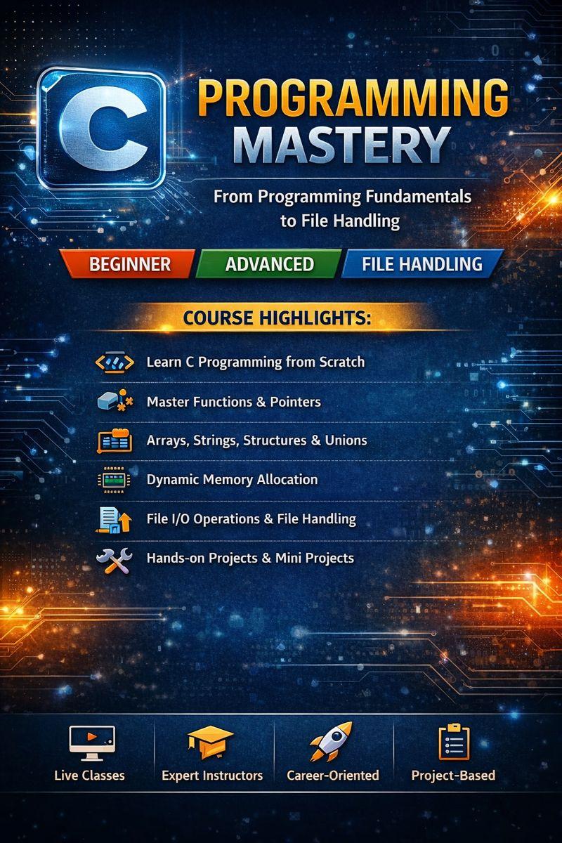 C Programming Course by Saqib Gulzar Bhat