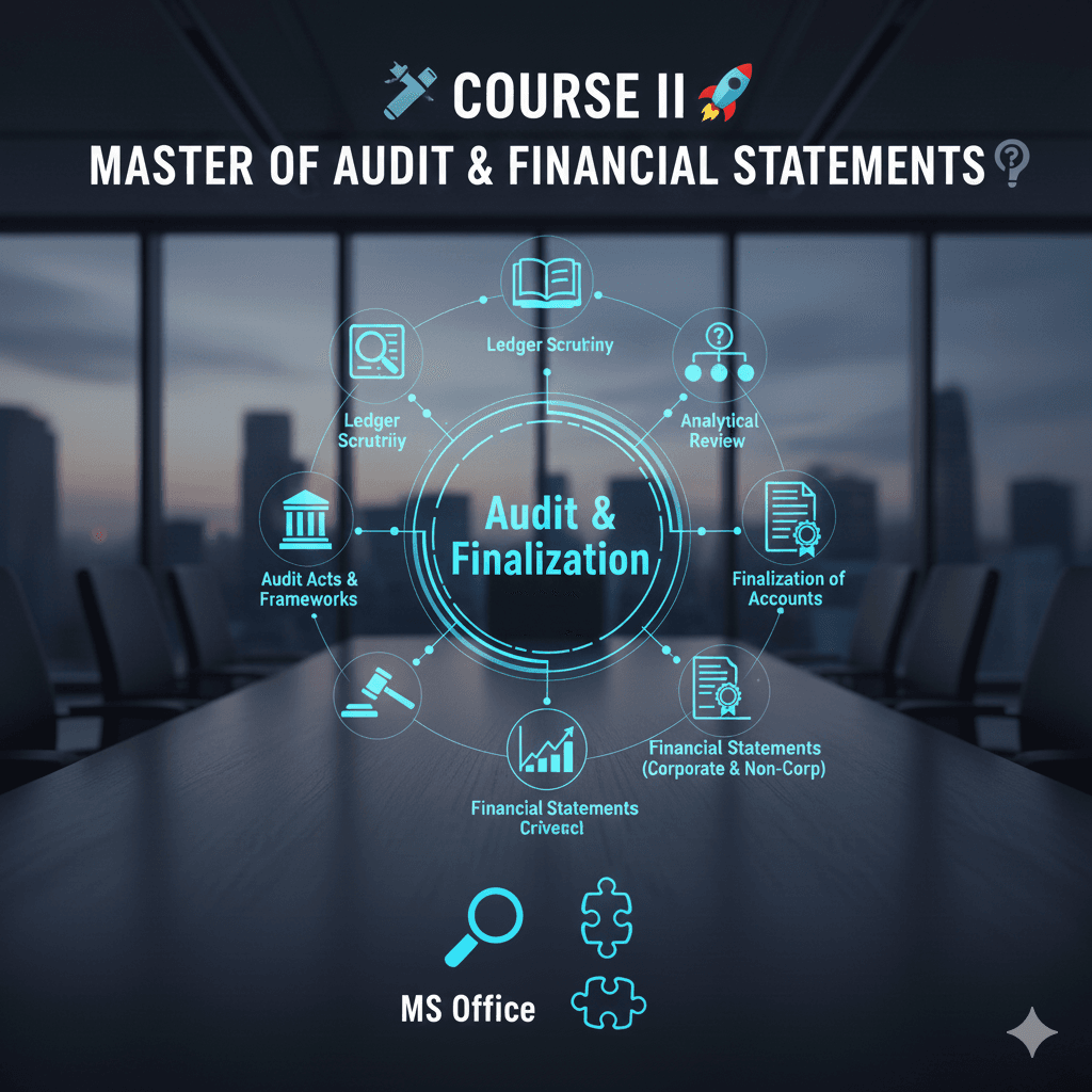 Master of Audit & Financial Statement Finalization Course by Bipin Parmar