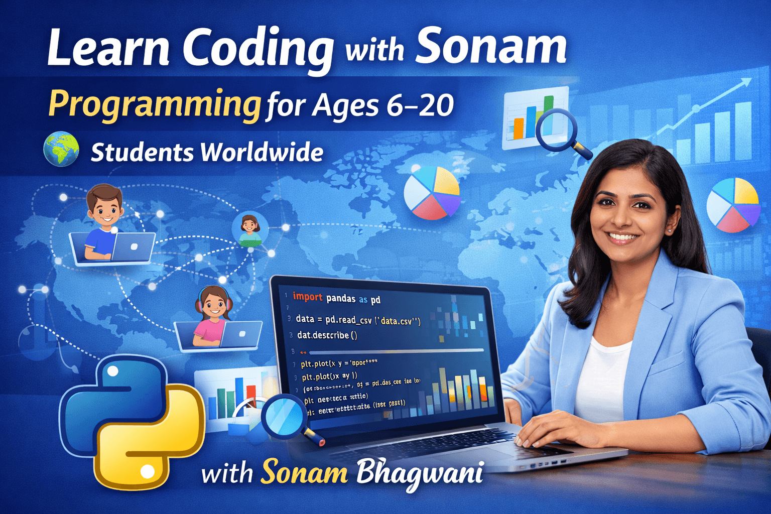 Python Programming Classes by Sonam Bhagwani
