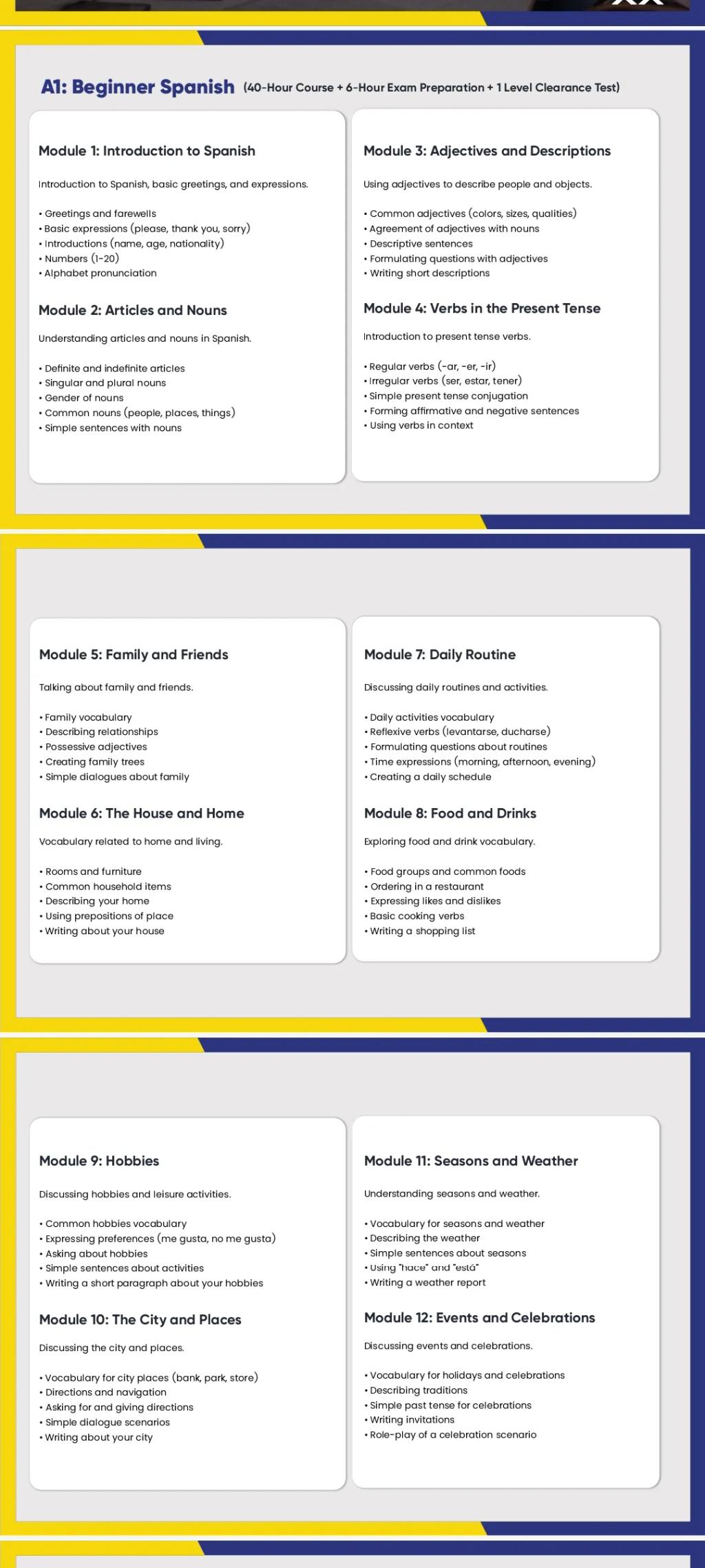 Spanish Language A1 & A2 Level Course by Shivanshu Rohilla