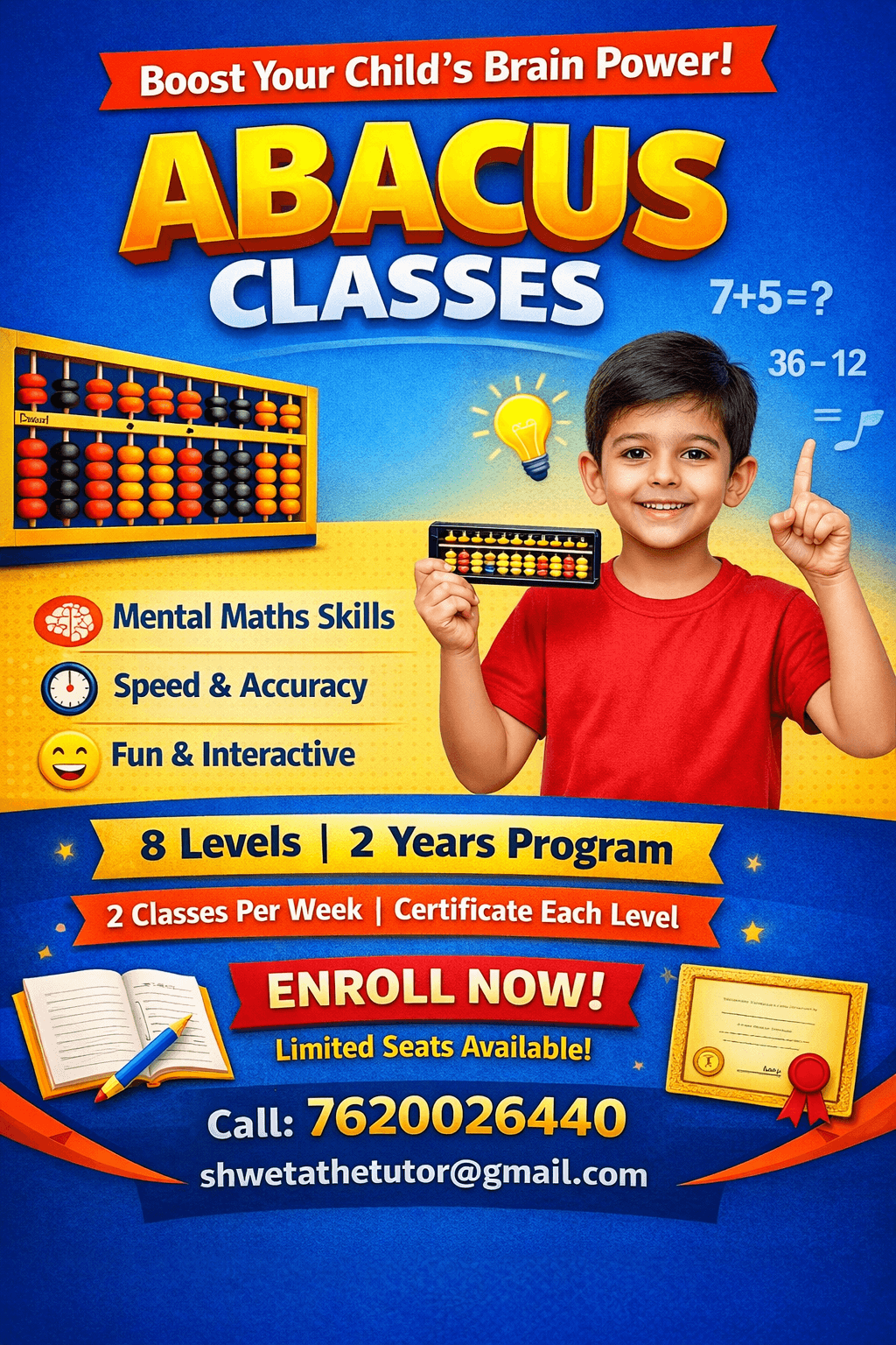 Abacus Course by Shweta Bhoyar