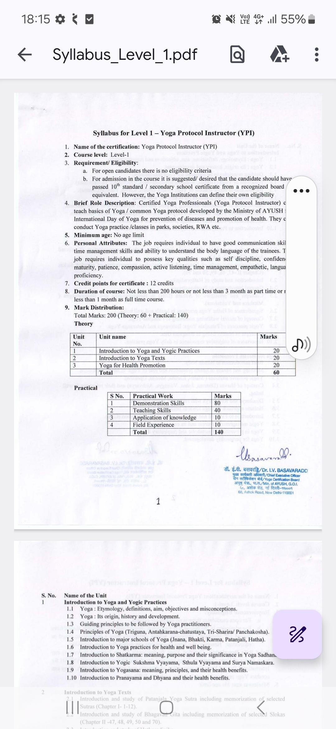 Yoga, Face Yoga & YCB Certification (Level 1–3) by Dr. Jaya Mahajan