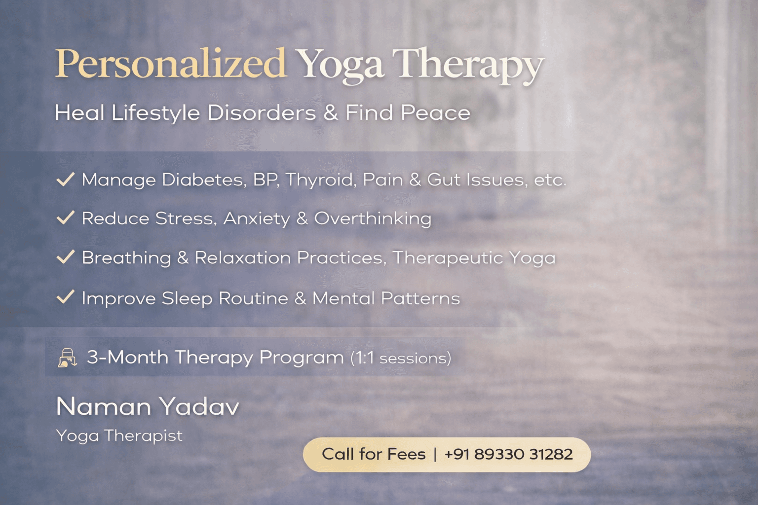 Yoga Program by Naman Yadav