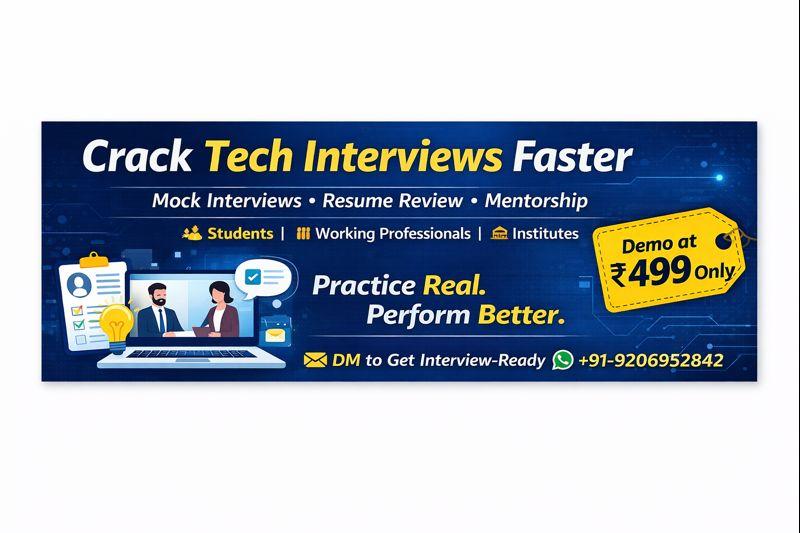 Java & Spring Boot Mock Interview Preparation by Rahul Srivastava