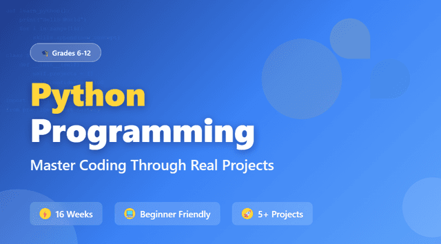Python Programming for Middle & High School Classes by Debarun Chakraborty