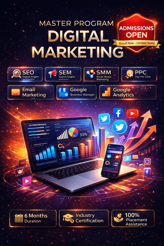 Master program in Digital Marketing Training by Santosh Kumar Das