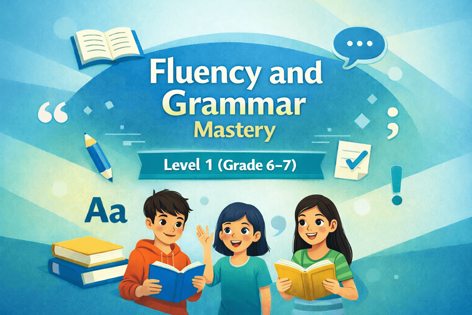 English Fluency and Grammar Mastery - Level 1 ( Grade 6-7) by Vinodhini Senthilkumar