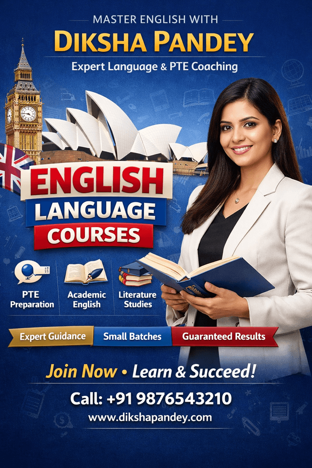 English language and literature by Diksha Pandey