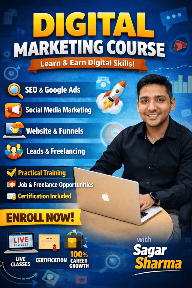 Digital Marketing Course by Sagar Sharma