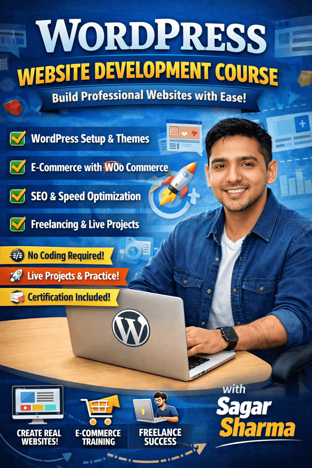 Wordpress Website Development Course by Sagar Sharma