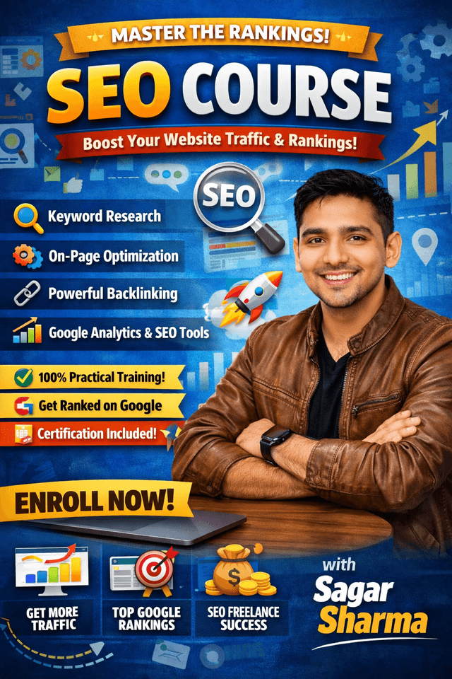 Search Engine Optimisation Training by Sagar Sharma
