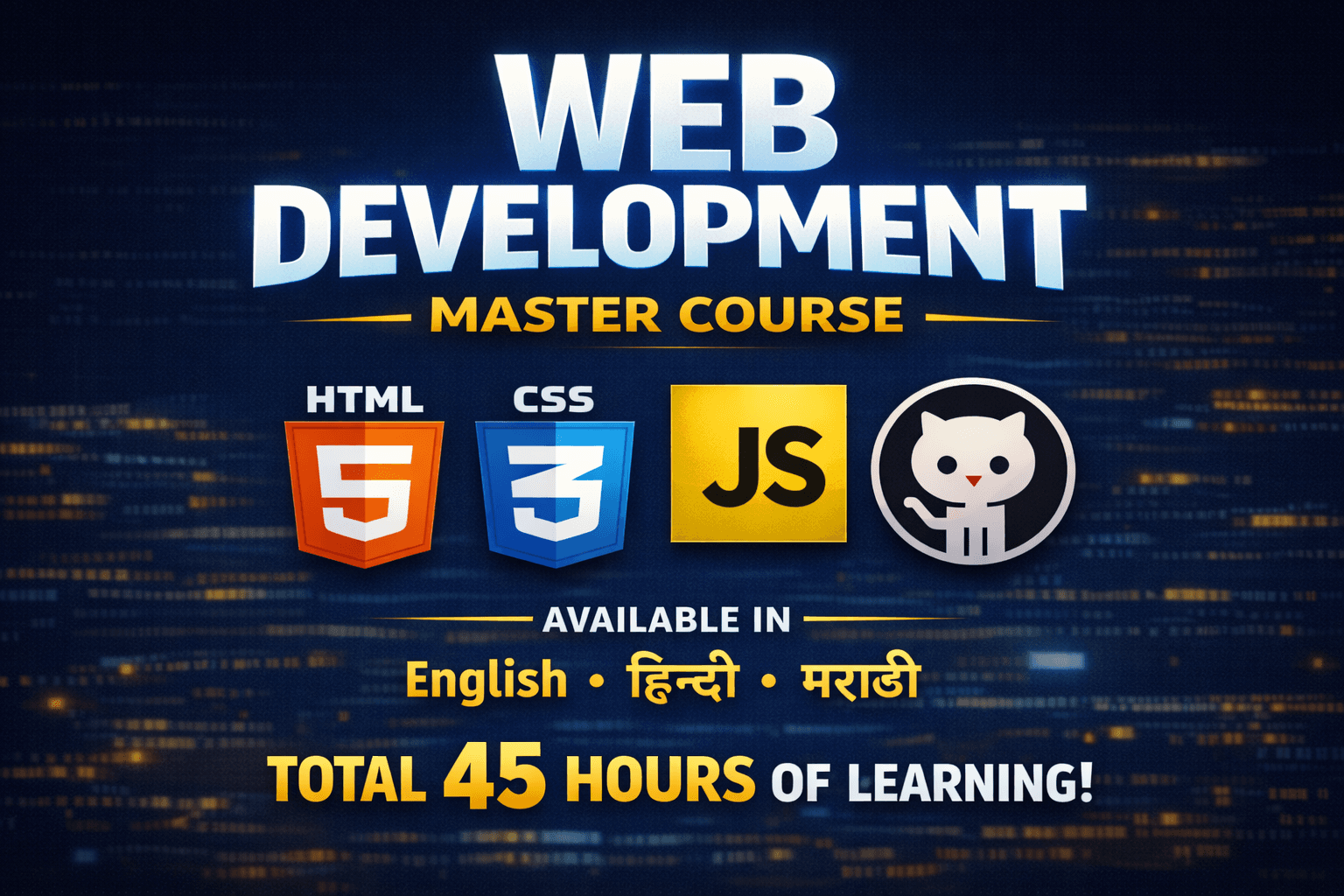 Frontend Web Development Course by Mitesh Agrawal