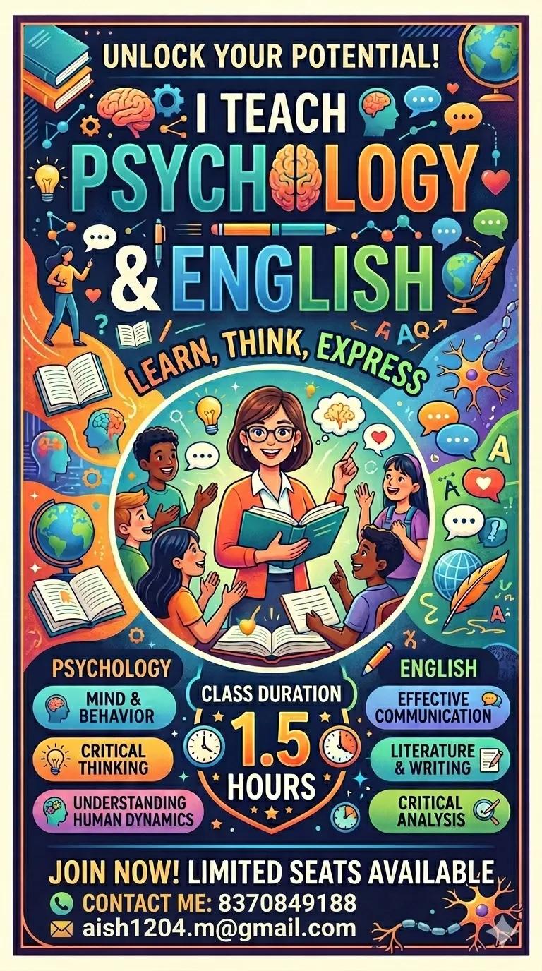 English and Psychology Course by AISHIKI MONDAL