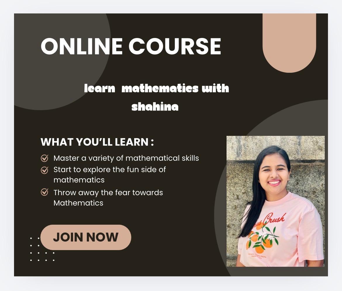 Mathematics Course by Shahina