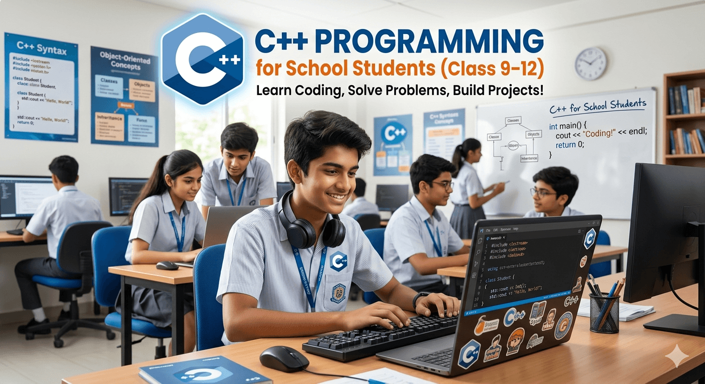 C++ Programming for School Students (Class 9–12) by Anshu Kumar