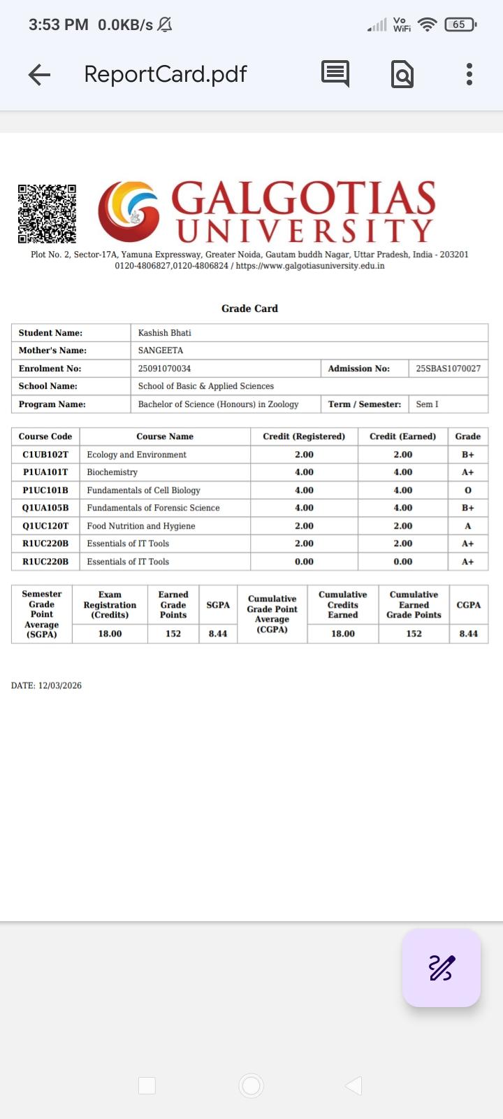 Biology Class 12 & Neet