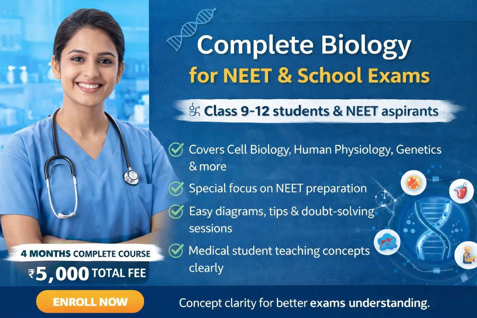 complete biology for NEET aspirants.