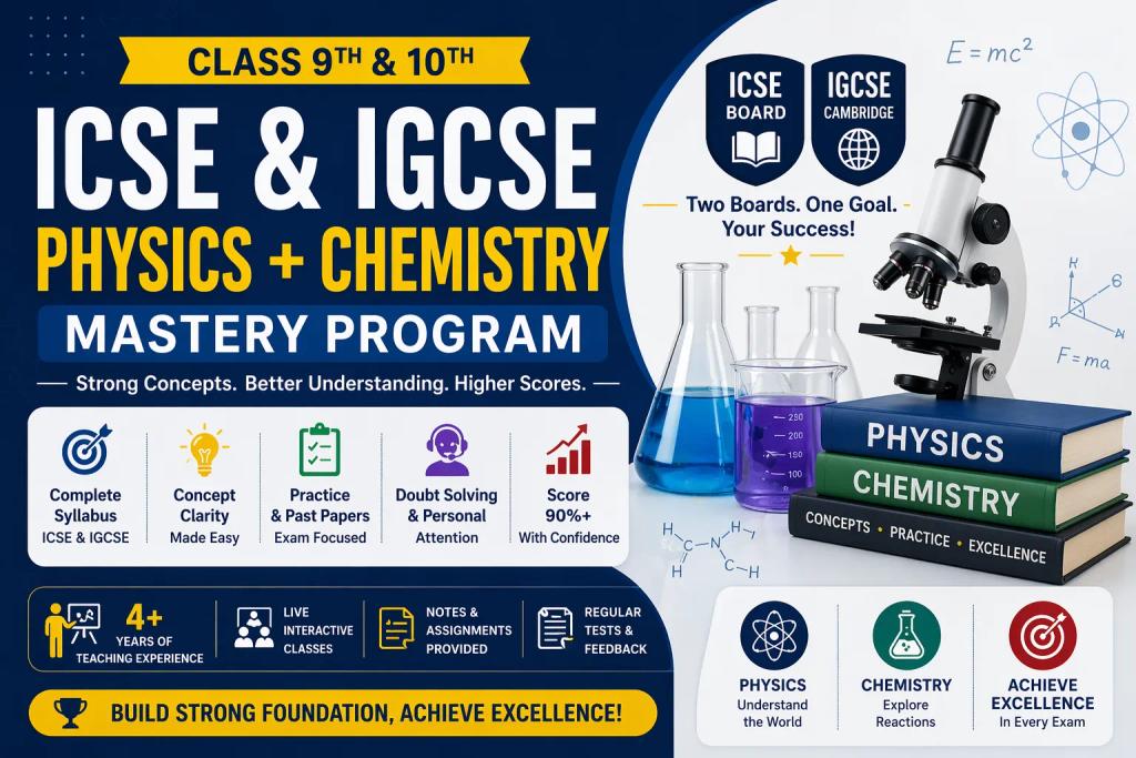 Advanced ICSE & IGCSE Science Program
