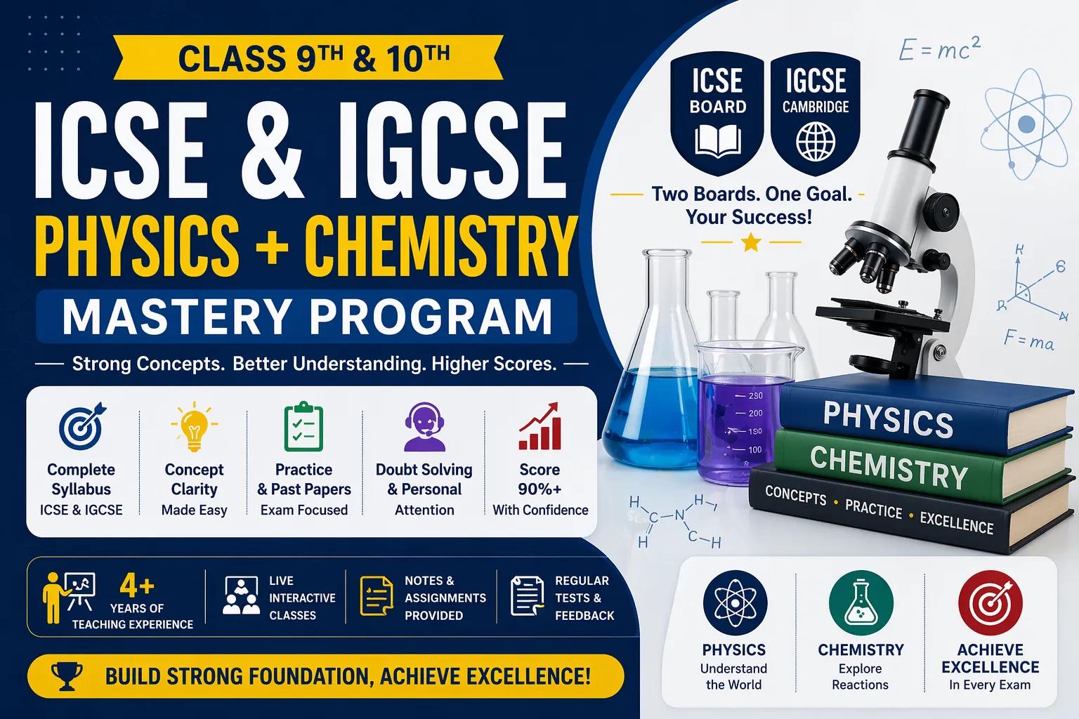 Advanced ICSE & IGCSE Science Program