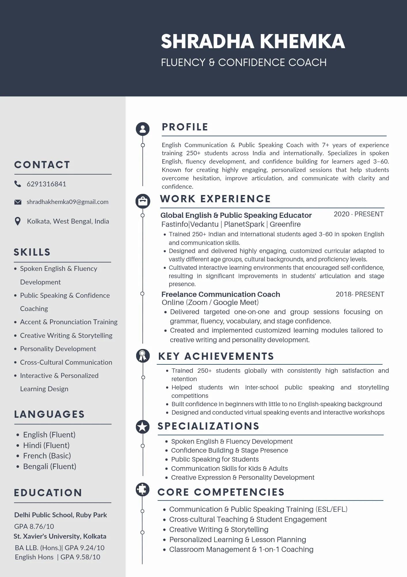 English Communication and Public Speaking