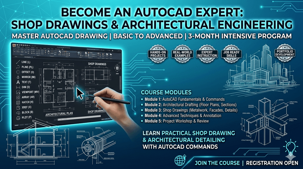 AutoCAD Architectural/Industrial Shop drawing
