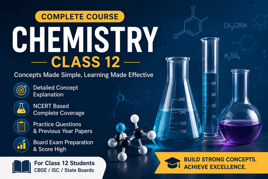 Class 12 Chemistry ( ISc, CBSE, SSC, WBCHSE)C