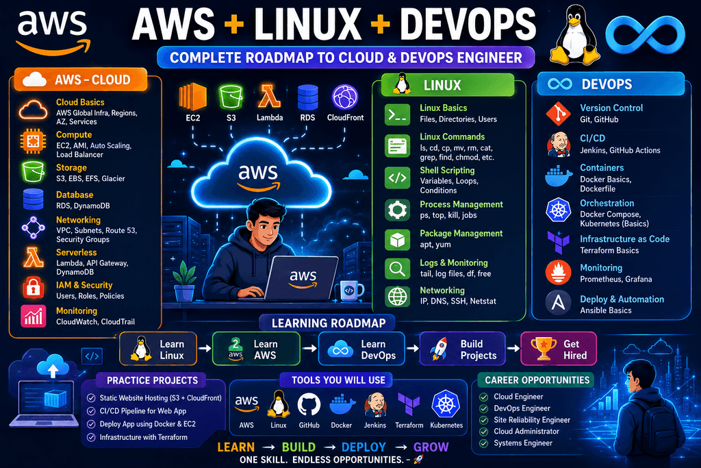 Linux aws & devops