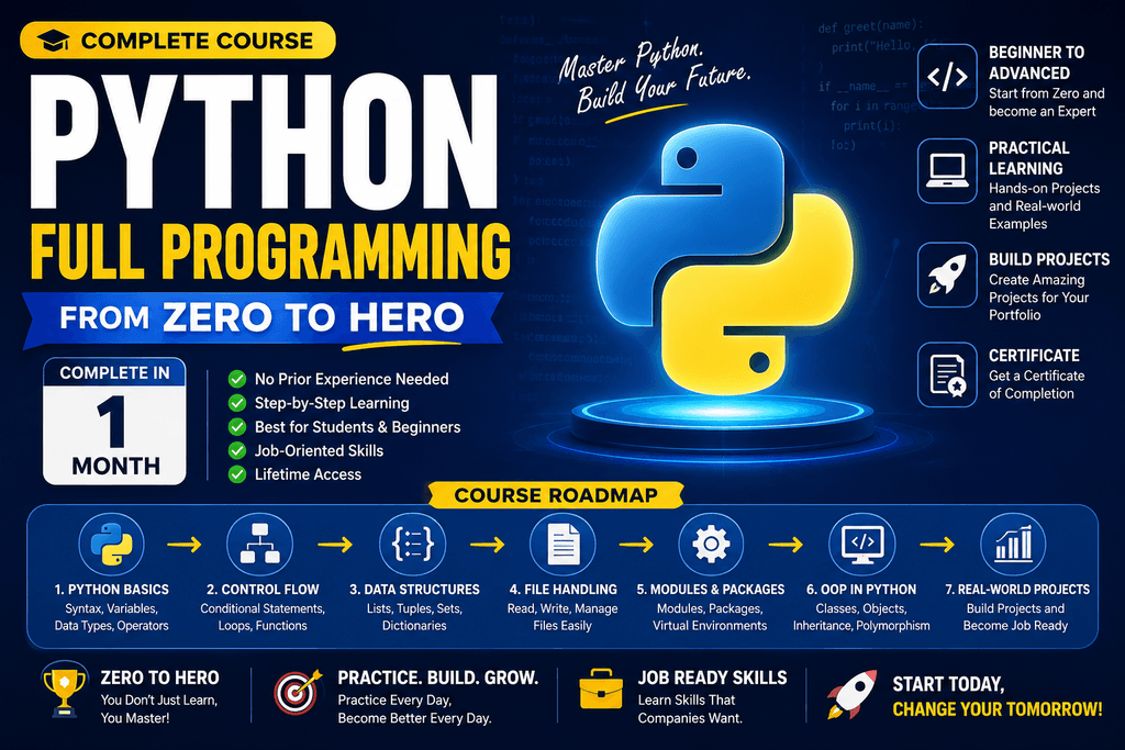Python full programming course