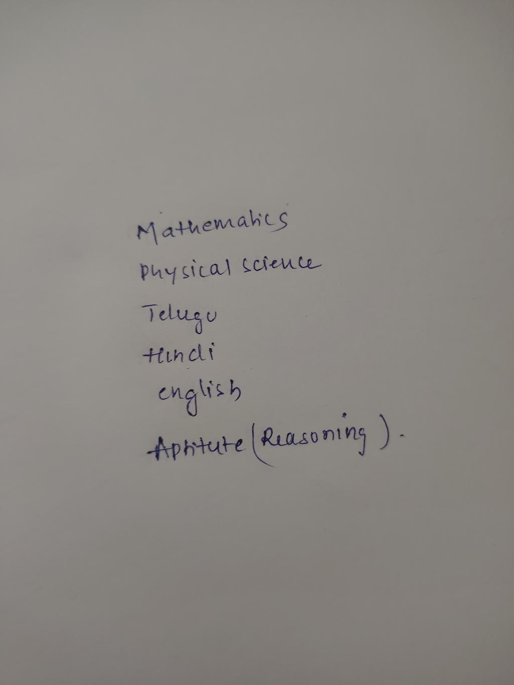 Mathematics,science, Reasoning